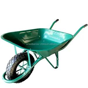 Heavy Duty cao su duy nhất làm bánh xe khay kim loại xe cút kít mới nhất thiết kế bánh xe barrow