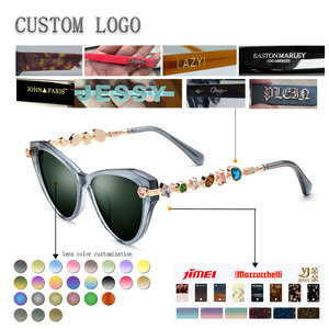 Lunettes de soleil œil de chat pour femmes, monture intégrale, verres dégradés, protection UV 100%, style adulte - Product Image 2