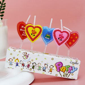 เทียนขายส่ง เทียนรูปหัวใจ เทียนวัน<span class=keywords><strong>เกิด</strong></span>จำนวนมาก เทียนวัน<span class=keywords><strong>เกิด</strong></span>สำหรับ<span class=keywords><strong>เค้ก</strong></span> - Product Image 1