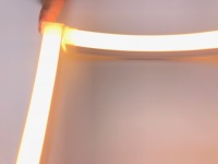 Contrôle PWM de la luminosité, 24V, IP68, lumière ambiante, pliage supérieur, gradation vers le chaud, Ra95, néon LED en silicone, étanche, façade, plafond intérieur