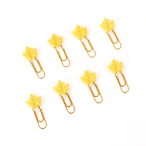 पत्ती पेपर क्लिप बुकमार्क पृष्ठ धारक ज्ञापन फोटो क्लिप - Product Image 4