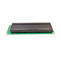 Modul Layar LCD Karakter STN 20x4 2402, Layar LCM dengan Latar Belakang Biru dan Lampu Latar LED Putih dengan Header Pin PCB