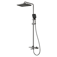 Meilleure vente en stock : Ensemble de douche thermostatique à touches piano, 4 modes, 4 sorties, jet doux, chromé – Le favori d'Europe et d'Amérique