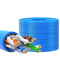 Kabel Jaringan MT-5032A Cat6A 10 Gigabit Monitor CAT6 UTP Aluminium LAN 305m PVC LSZH Jacket / Bersertifikasi CE