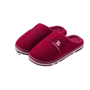 Pantuflas de gamuza para personas mayores, de otoño, para uso doméstico, con suela de TPR, cálidas, suaves, antideslizantes, con costuras duraderas, de una pieza, para hombre y mujer. - Product Image 5