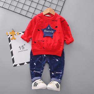 Vêtements pour enfants de haute qualité, populaires, en gros, ensembles de t-shirts et de pantalons pour enfants - Product Image 6