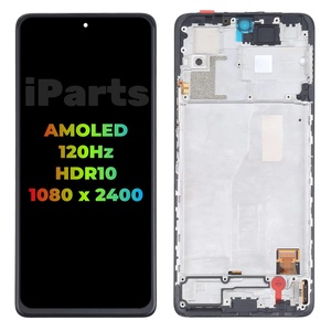 Ricambio iParts per <span class=keywords><strong>Xiaomi</strong></span> <span class=keywords><strong>Redmi</strong></span> <span class=keywords><strong>Note</strong></span> 10 <span class=keywords><strong>Pro</strong></span> 4G M2101K6G M2101K6R AMOLED Display Touch Screen assemblato con telaio OEM - Product Image 2