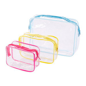 Portable Clear Cosmetic <b>Bag</b> Rectangle Waterproof Travel Toiletry Storage Makeup Organizer For Women Men Outdoor Use - Product Image 5