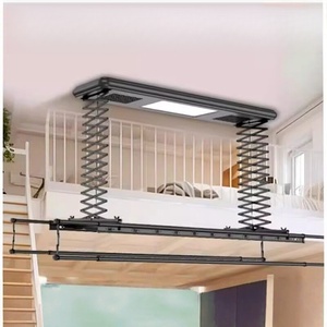Customized electric drying rack for ultra-high houses, extended and raised lifting drying rack villa - Product Image 3