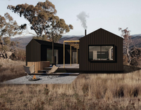 Maison modulaire préfabriquée en acier, norme australienne NCC AS4055, maisonnette en kit avec revêtement Colorbond
