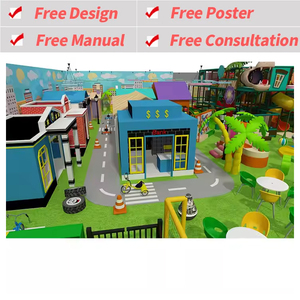 Equipo de Juegos Interior para Niños, Cumple con BSCI, Área de Juegos Temática Infantil con Juegos Interactivos de Movimiento - Product Image 3