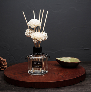 Disponibile con Consegna Rapida, Bottiglia in Vetro Esagonale per Aromi 50ml/100ml/120ml, Flacone Diffusore Trasparente di Alta Qualità per Casa e Auto - Product Image 2