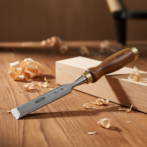 Ciseau Stanley 25 mm avec manche en bois pour le travail du bois - Product Image 3