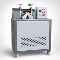 Máquina de Peletización de Plástico, Molino Mezclador de Dos Rodillos para Laboratorio, Granuladora de Compuesto de Color para Masterbatch, Escala Piloto, Calentamiento Eléctrico, CE