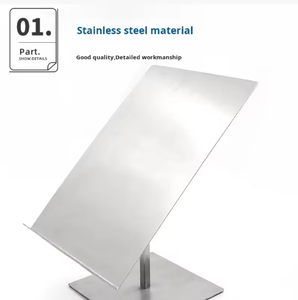 Hiện Đại Thân Thiện Với Môi Thép Không Gỉ Áo Sơ Mi Hiển Thị Giá Có Thể Điều Chỉnh Góc Nghiêng Cho Cửa Hàng Quần Áo Cửa Sổ Hiển Thị Người Đàn Ông Phụ Nữ Thời Trang - Product Image 3