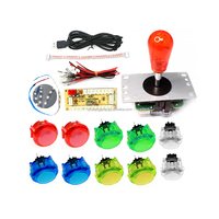 Encodeur USB à latence nulle pour manette de jeu, avec boutons clairs et bande LED, compatible Sanwa Arcade, Raspberry Pi, TV Box, Pandora, DIY