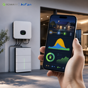 Inversor Solar Híbrido <span class=keywords><strong>Growatt</strong></span> HiFan 6kW <span class=keywords><strong>SPF</strong></span> 6000 ES Plus 6000W con Doble MPPT y Cargador de 100A - Product Image 4