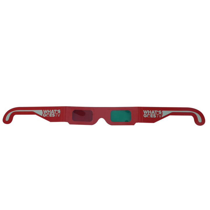 4Pcs Occhiali 3D Universali In Carta Realizzati Con Cartoncino Bianco Con Lenti Rosse E Ciano Adatto Per Film Riviste TV Fumetti Anaglifi Video Internet Video E Immagini E Altro