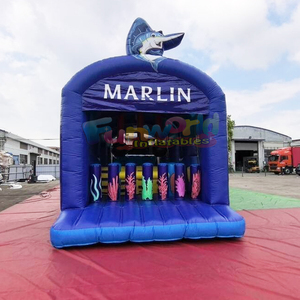 Large outdoor party jumping house bouncy castle commercial inflatable marlin obstacle course - Product Image 3