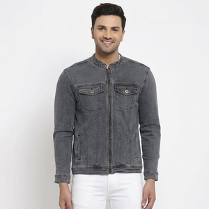 Vestes en jean professionnelles de haute qualité pour hommes Style de rue haute à la mode pour l'hiver Prix de gros - Product Image 1