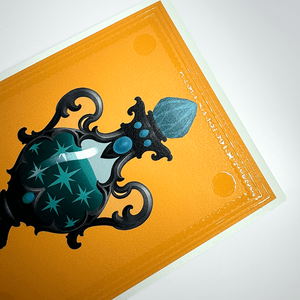 Tùy chỉnh bóng tại chỗ UV in kỹ thuật số/<span class=keywords><strong>giclee</strong></span>/UV in ấn Potion chai kết cấu giấy Gallery mỹ thuật tường trang trí nội thất hình ảnh Áp phích - Product Image 4