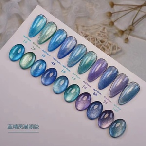 2024 New Oem Wholesale 15ml Moonlight Ceramic Jade Cat Eye Gel Polish <b>Kit</b> Manufacturer 16 Color Cat Eye Gel <b>Nail</b> Polish - Product Image 1
