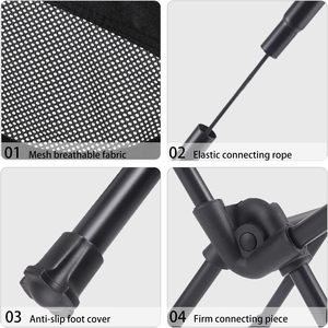 Silla Plegable de Aluminio Resistente PAMIR, Diseño Moderno, para Pesca, Camping, Comedor al Aire Libre, Barbacoa, Picnic, Venta al Por Mayor en Bangladesh - Product Image 4