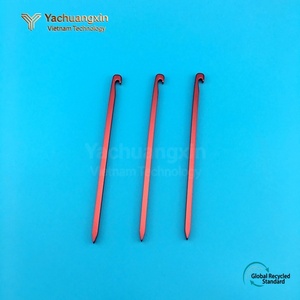 สมอบกเหล็กสีแดงสำหรับตั้งแคมป์กลางแจ้งทุกฤดูกาล 1 ชิ้น - Product Image 2
