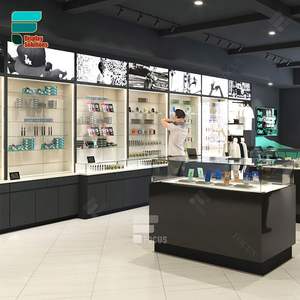 Présentoir de club de golf au détail présentoir en verre <span class=keywords><strong>Smok</strong></span> <span class=keywords><strong>Shop</strong></span> conception de dispensaire optique meubles de magasin de fumée - Product Image 5