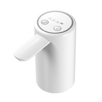 Pompe à eau portable mini rechargeable entièrement automatique à double pompe, boîtier ABS, alimentation 4W 5V, distribution rapide et quantitative d'eau