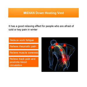 Gilet thermique en duvet de canard MIDIAN 5 Zones - Product Image 5