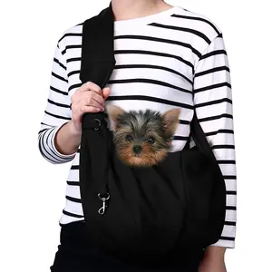 Hoge Kwaliteit Handsfree Omkeerbare Draagbare Kleine Hond Kat Sling Carrier Bag Wasbare Kleine Huisdier Schouder Carrier Tote