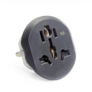 Eu Ronde Plug Conversie Socket Rusland Frankrijk Om Multifunctionele Au Vs Uk Travel Adapter Draagbare Socket