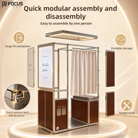 Machine Photobooth Professionnelle Démontable Portable avec Éclairage RGB 360° et Flight Case pour Location Événementielle, Mariages et Fêtes, Compatible DSLR