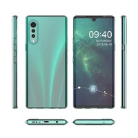 Coques de téléphone transparentes ultra minces pour LG Velvet 4G 5G Style3 Japan Clear TPU Silicone Back Cover