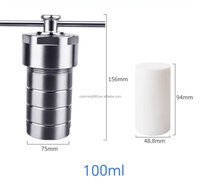 Autoclave hydrothermal à revêtement PTFE de 100 ml, 200 ml, 250 ml, prix usine bas, vente chaude