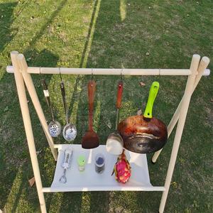 <span class=keywords><strong>Étagère</strong></span> créative en bois <span class=keywords><strong>de</strong></span> pin, support triangulaire pour couverts <span class=keywords><strong>de</strong></span> cuisine, <span class=keywords><strong>étagère</strong></span> <span class=keywords><strong>de</strong></span> rangement pour couverts <span class=keywords><strong>de</strong></span> pique-nique en plein air - Product Image 3