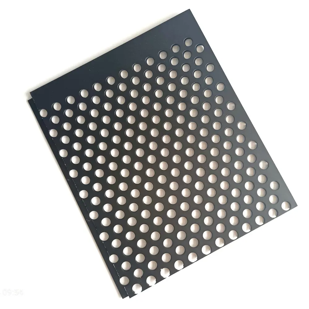 Lastre per schermi in rete metallica perforata in acciaio inossidabile/alluminio a forma di foro esagonale/rotondo/quadrato di alta qualità