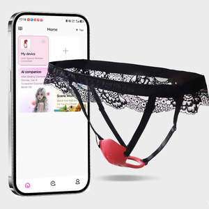 Vibrateur de <span class=keywords><strong>couple</strong></span> contrôlé par application, stimulateur clitoridien portable, anneau vibrant pour pénis, 9 vitesses, Bluetooth, télécommande longue <span class=keywords><strong>distance</strong></span>, jouet sexuel pour femmes - Product Image 5