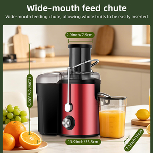 Extracteur de jus à succès – Presse-agrumes lent à froid, compact, faible bruit, grande ouverture - Product Image 4