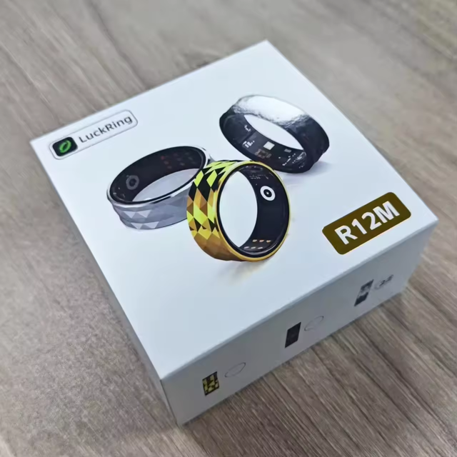 Fashion Gift Smart Ring Health R12 Waterproof Heart Rate Sleep Monitoring Smart Ring Light Weight Outdoor Smart Ring R12M
