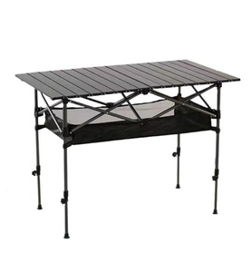 Directo de fábrica portátil diseño moderno aluminio huevo rollo mesa plegable Camping al aire libre Picnic muebles al por mayor muebles de Metal - Product Image 3