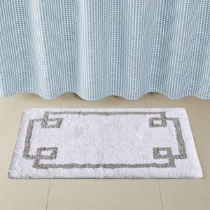 Tapis de bain en coton tufté Db 20x30, moderne, tufté à la main, doux, lavable, rectangulaire, pour la maison, l'hôtel, la salle de bain - Product Image 4