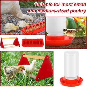 Nuevo Bebedero Automático para Aves de Corral de 1L, Marca Yuou, Equipo Agrícola, Gran Capacidad, Plástico Rojo, para Pollos, Patos y Pájaros - Product Image 5