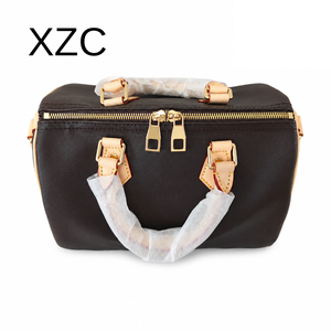 Xzc Mini Leather Handbag Top Handle Crossbody Shoulder <b>Bag</b> Women Daily Use - Product Image 1