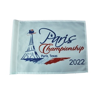 So sánh chia sẻ tùy chỉnh Golf đặt màu xanh lá cây cờ với cực và lỗ cup in grag hai mặt cờ OEM - Product Image 1