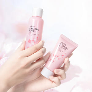 LAIKOU – kit de soins pour la peau, sérum nettoyant, Lotion, Toner, crème, Sakura japonais, 6 pièces - Product Image 3