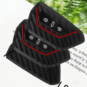 Étui de <span class=keywords><strong>clé</strong></span> en silicone noir pour Volkswagen Golf 8 <span class=keywords><strong>Leon</strong></span> <span class=keywords><strong>2</strong></span> Cupra Formentor Skoda A8 Octavia Mk8 - Housse de <span class=keywords><strong>clé</strong></span> de voiture légère - Product Image 3