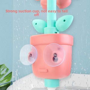Jouet de bain pour bébé en forme <span class=keywords><strong>d</strong></span>'ours, jouet aquatique pour enfants, pomme de douche en plastique pour 0-24 mois - Product Image 2