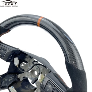 Ever-Carbon Racing ECR – volant en cuir suédé en Fiber de carbone pour <span class=keywords><strong>Chrysler</strong></span> <span class=keywords><strong>300c</strong></span> Kit de carrosserie rollers <span class=keywords><strong>Royce</strong></span> Phantom - Product Image 4